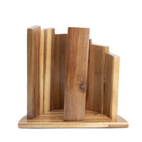 Bloque magnético para cuchillos scalae - Madera de acacia Bloque magnético para cuchillos Shinrai Japón