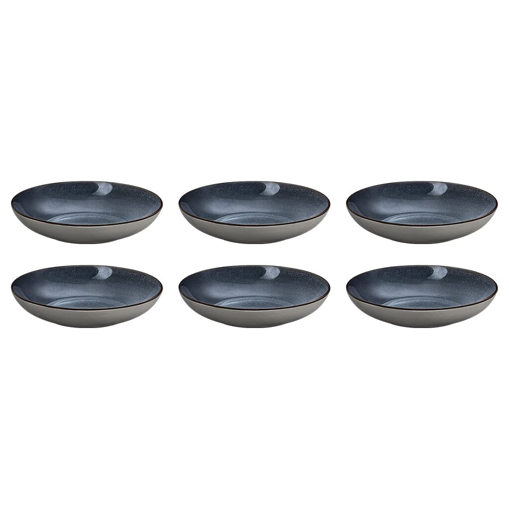 Medard de Noblat - Feeling Indigo - Plato gourmet 24,5 cm (juego de 6) Plato gourmet Medard de Noblat