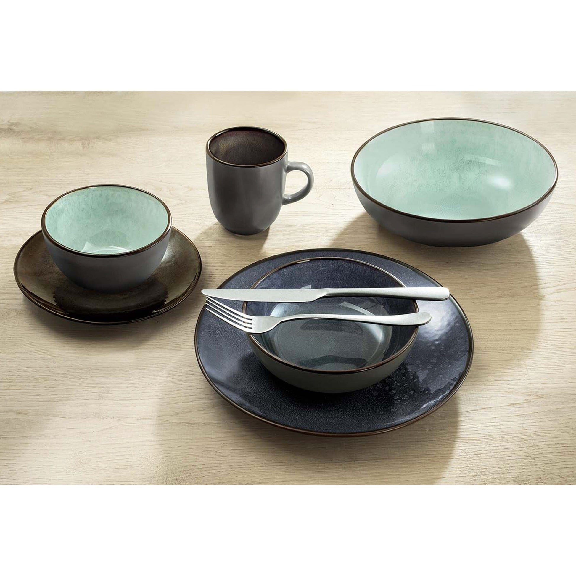 Medard de Noblat - Tazón de desayuno Feeling Turquoise 13 cm (juego de 6) Cuencos Medard de Noblat