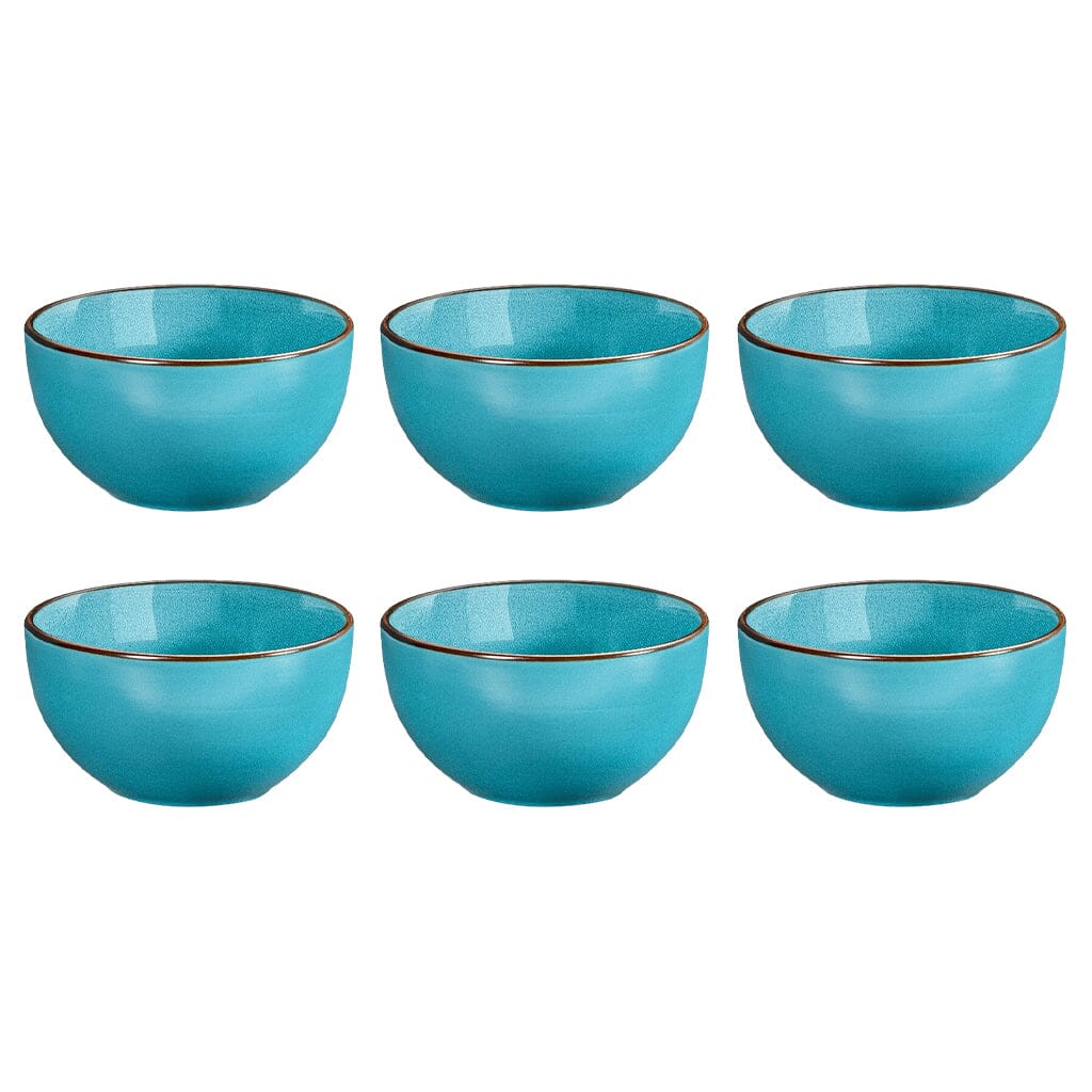 Medard de Noblat - Tazón de desayuno Feeling Turquoise 13 cm (juego de 6) Cuencos Medard de Noblat