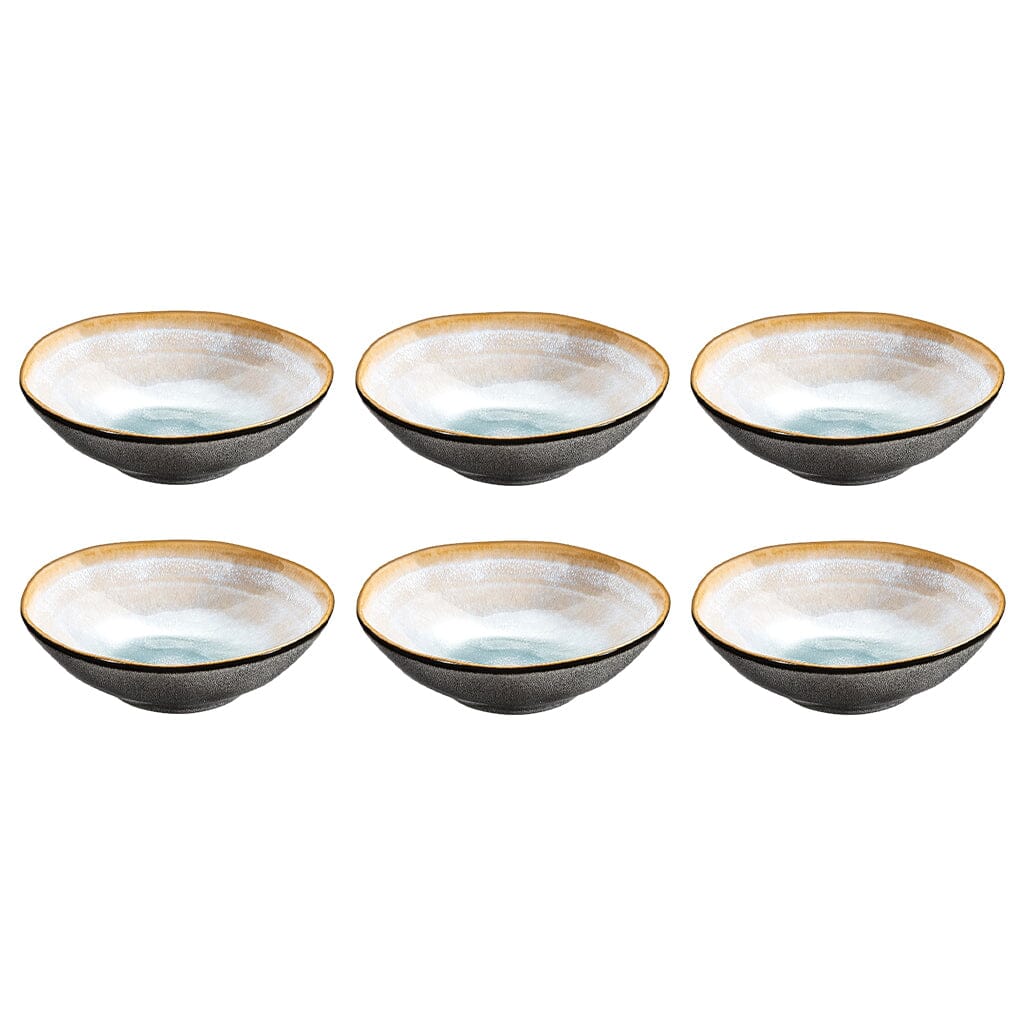 Medard de Noblat - Cuencos grandes Shadow Aqua de 15,2 cm (juego de 6) Cuencos Medard de Noblat