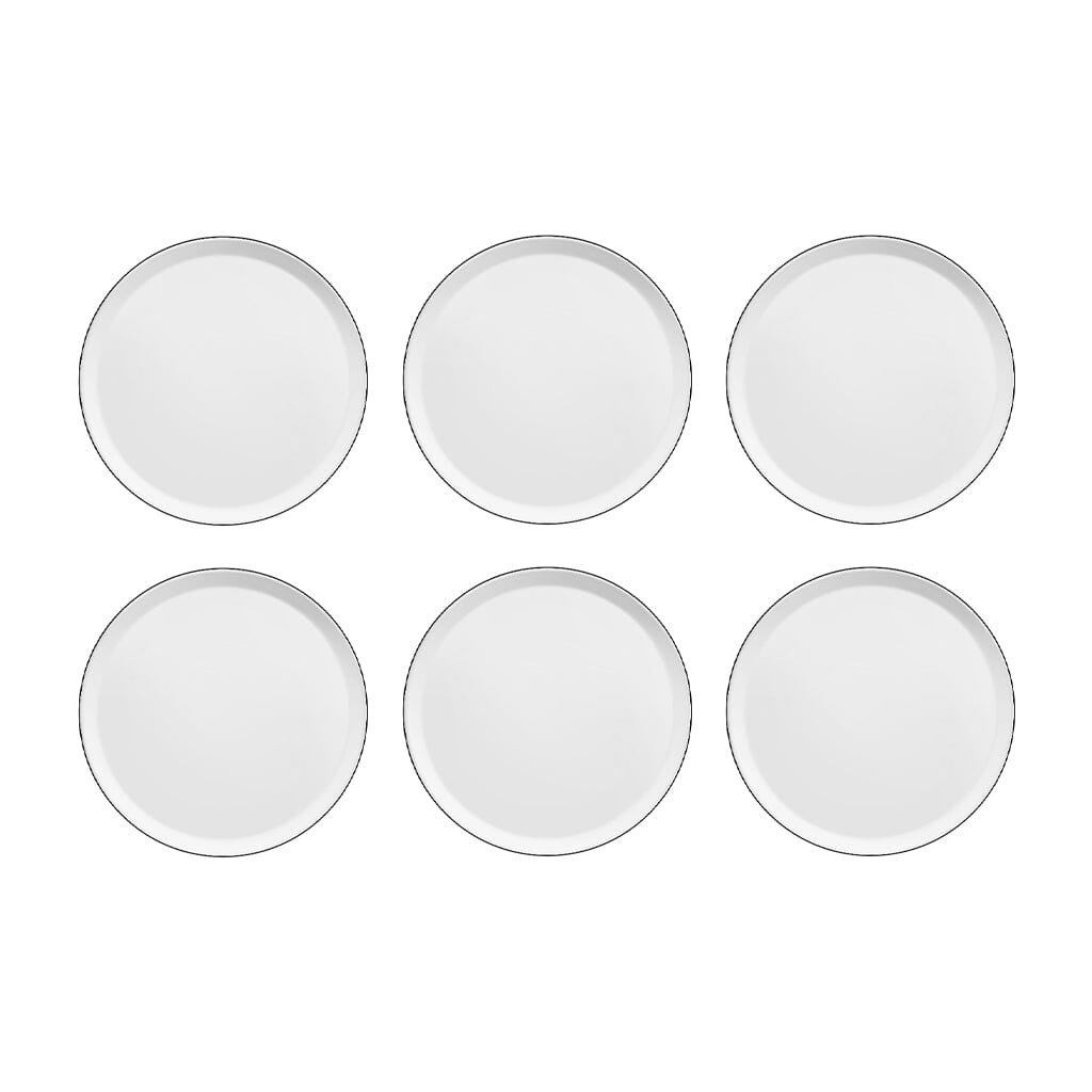 Medard de Noblat - Plato de postre Yaka Negro 21,5 cm (juego de 6) Platos de postre Medard de Noblat