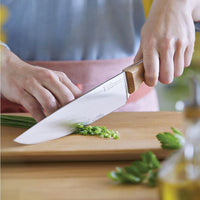 Opinel - Cuchillo cocinero N°118, Parallèle, acero inoxidable/madera Opinel