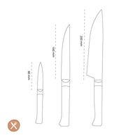 Opinel - Juego de cuchillos 3 piezas Les Forgés Opinel