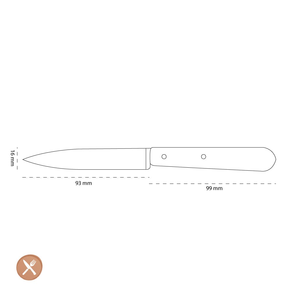 Opinel - Cuchillo de oficina N°112, Natural, Opinel