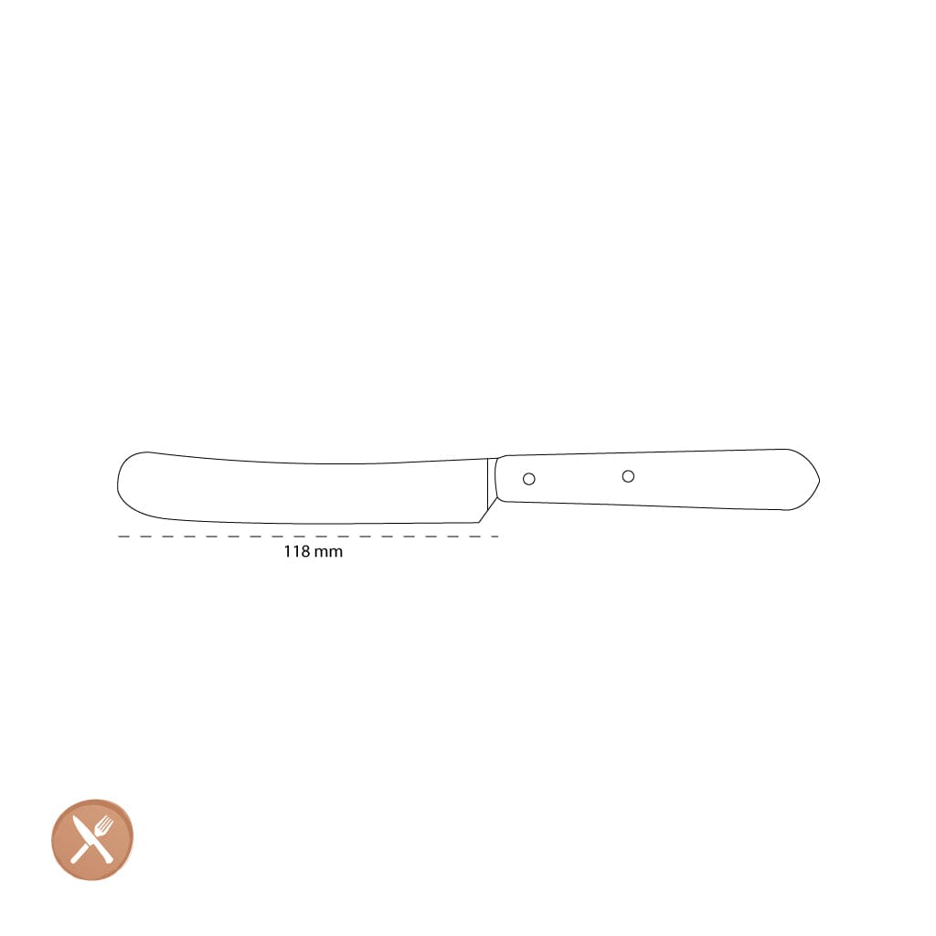 Opinel - Cuchillo para desayuno/almuerzo, Natural, Opinel