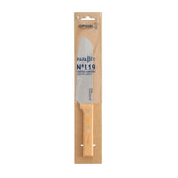 Opinel - Cuchillo Santoku N°119, Parallèle, acero inoxidable/madera Opinel
