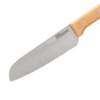 Opinel - Cuchillo Santoku N°119, Parallèle, acero inoxidable/madera Opinel