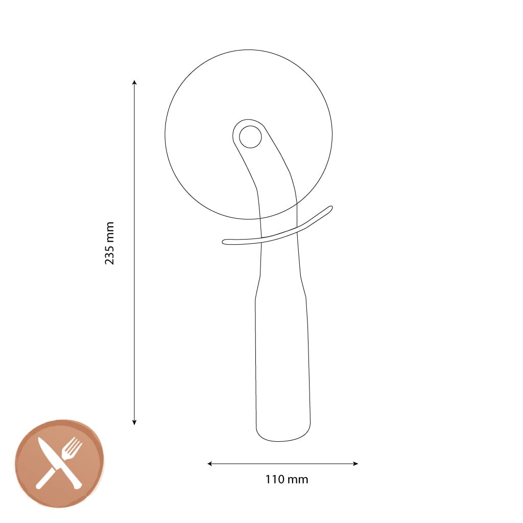 OXO - Cortador de pizza de acero OXO