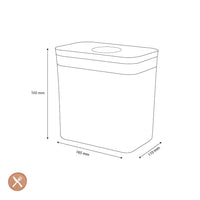 OXO - POP 2.0 Tarro de almacenamiento rectangular bajo de 1,6 litros