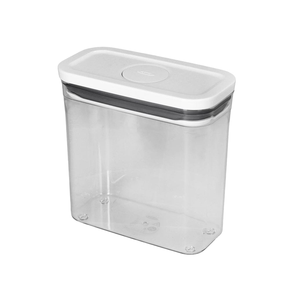 OXO - POP 2.0 Tarro de almacenamiento estrecho rectangular bajo de 1,1 litros OXO