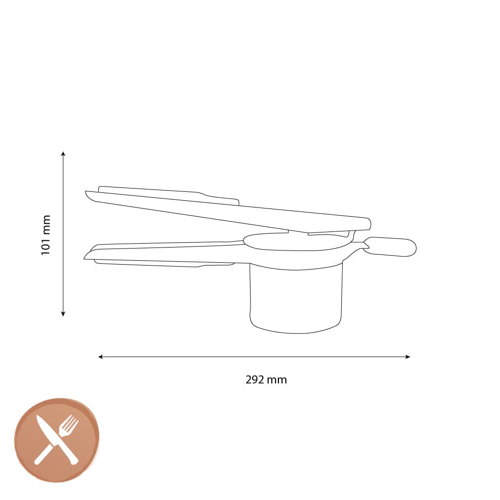 OXO - Prensa para patatas de acero inoxidable de 29 cm OXO