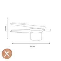 OXO - Prensa para patatas de acero inoxidable de 29 cm OXO