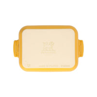 Peugeot - Fuente de horno Appolia rectangular de 25 cm color amarillo azafrán Fuente de horno Peugeot