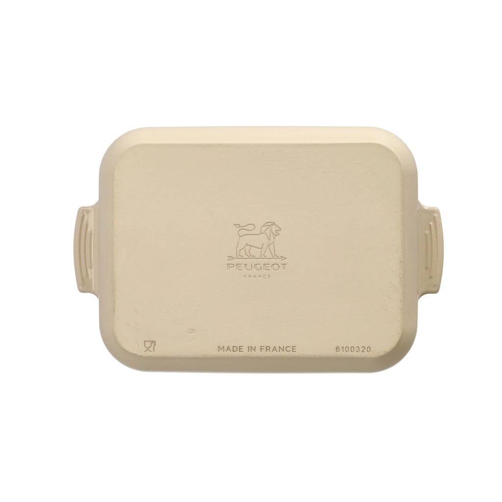 Peugeot - Fuente para horno Appolia rectangular de 32 cm color crudo