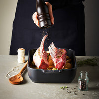 Peugeot - Fuente de horno rectangular Appolia 22 cm pizarra Peugeot