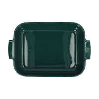 Peugeot - Fuente de horno rectangular Appolia 40cm verde bosque Peugeot