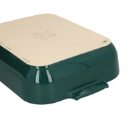 Peugeot - Fuente de horno rectangular Appolia 40cm verde bosque Peugeot