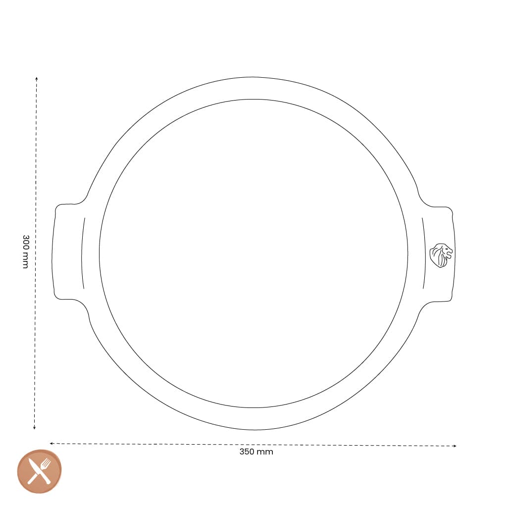 Peugeot - Molde para tarta Appolia 30 cm Verde bosque Fuente de horno Peugeot