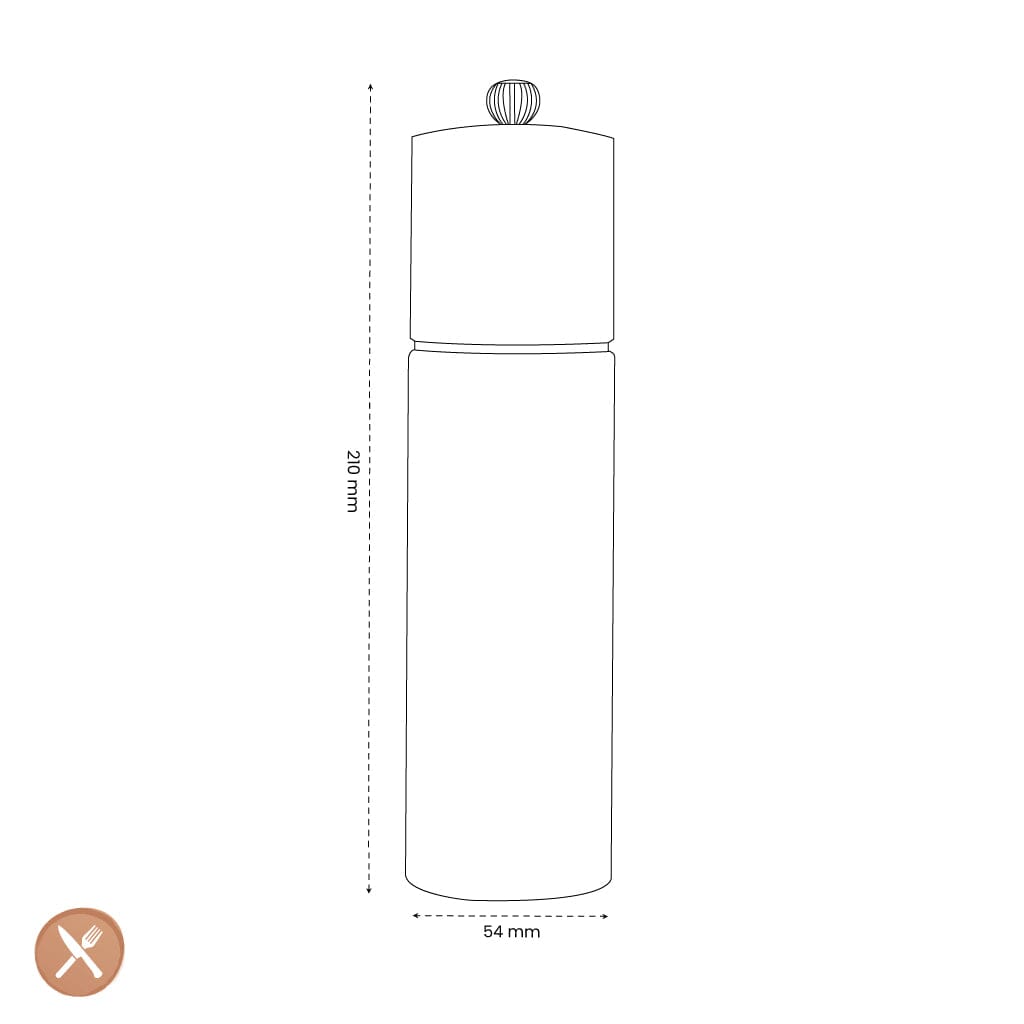Peugeot - Molinillo de pimienta Boreal Piedra Gris 21 cm Molinillo de pimienta Peugeot