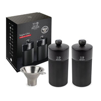 Peugeot - Juego de molinillos de pimienta y sal Giftbox Duo Line 12 cm Negro Peugeot