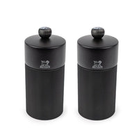 Peugeot - Juego de molinillos de pimienta y sal Giftbox Duo Line 12 cm Negro Peugeot