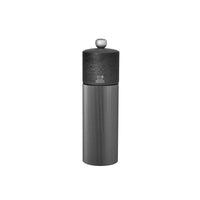 Peugeot - Línea Moulin Molino de sal aluminio carbono 18cm Molino de sal Peugeot