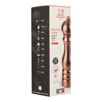 Peugeot - Molinillo de sal Paris Chef de acero inoxidable y cobre de 22 cm. U'select Peugeot