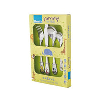 Espejo Safari 0430 18/0, 4 piezas, para niños, en caja de regalo Amefa