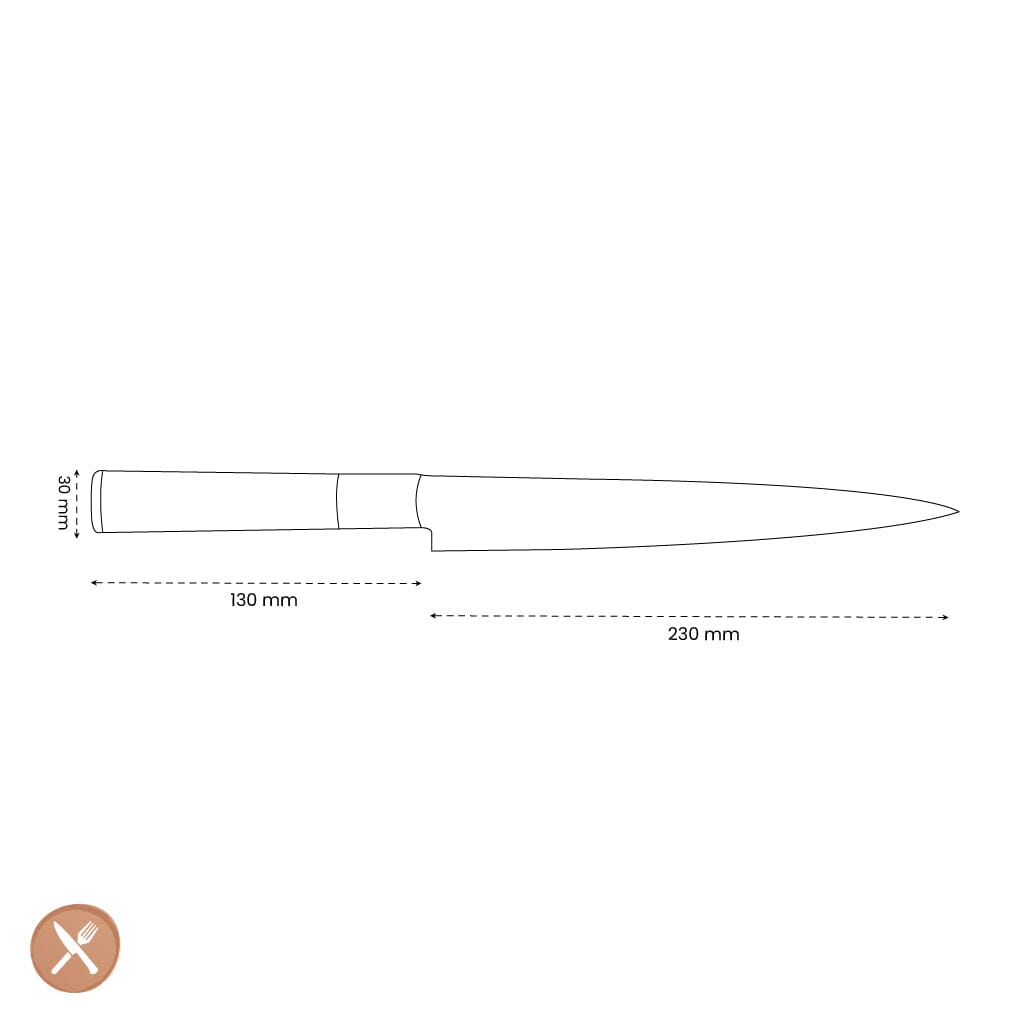 Satake - Cuchillo de trinchar Kluro23 cm Satake