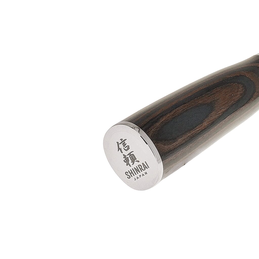 Shinrai Japón - Estampado de Damasco 4 Cuchillos para carne Cuchillos para carne Shinrai Japón