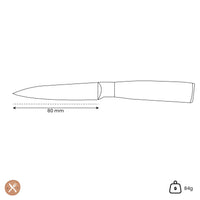 Shinrai Japón - Cuchillo para pelar de ónix con estampado de Damasco de 8 cm Cuchillo para pelar Shinrai Japón