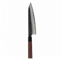 Shinrai Japan - Cuchillo de Chef Kurayami Damascus 20 cm Cuchillo de Chef Shinrai Japan