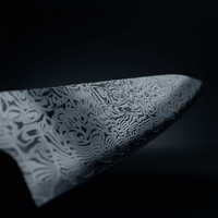 Shinrai Japan - Cuchillo de pelar Takumi Kaza Damasco Cuchillo de pelar 13 cm Shinrai Japan
