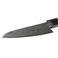 Shinrai Japan - Cuchillo de pelar Takumi Kaza Damasco Cuchillo de pelar 13 cm Shinrai Japan