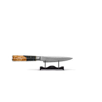 Shinrai Knives - Juego de 6 cuchillos Epoxy Onyx + Bloque para cuchillos Juego de cuchillos giratorios con bloque Shinrai Knives