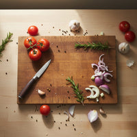 Shinrai Knives - Hammered RVS 2-delige Messenset - Koksmes + Schilmes Messenset Shinrai Knives