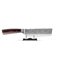 Cuchillos Shinrai - Nakiri de acero inoxidable martillado de 18 cm Nakirimes Shinrai Knives