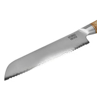 Juego de cuchillos Shinrai - Hikari Damascus de 3 piezas - Cuchillo de chef + Cuchillo de pan + Cuchillo pelador. Juego de cuchillos Shinrai.