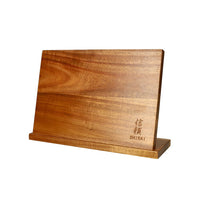 Cuchillos Shinrai - Juego de 5 cuchillos Hikari Damascus + Bloque para cuchillos de un solo filo Juego de cuchillos con bloque Cuchillos Shinrai