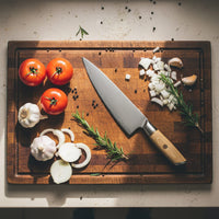 Cuchillos Shinrai - Cuchillo de chef Hikari Damascus de 20 cm