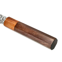 Cuchillos Shinrai - Juego de 4 piezas Damascus exclusivo de Kigami - Cuchillo de chef + Cuchillo para pan + Nakiri + Cuchillo mondador Juego de cuchillos Shinrai Knives