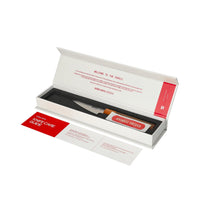 Cuchillos Shinrai - Juego de 4 piezas Damascus exclusivo de Kigami - Cuchillo de chef + Cuchillo para pan + Nakiri + Cuchillo mondador Juego de cuchillos Shinrai Knives