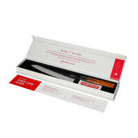 Shinrai Knives - Juego de cuchillos Damasco Kurayami de 5 piezas - Cuchillo de chef + Cuchillo para pan + Nakiri + Cuchillo pelador + Cuchillo para pelar Shinrai Knives Juego de cuchillos