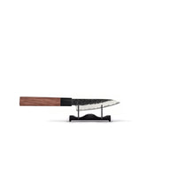 Shinrai Knives - Juego de cuchillos Damasco Kurayami de 5 piezas - Cuchillo de chef + Cuchillo para pan + Nakiri + Cuchillo pelador + Cuchillo para pelar Shinrai Knives Juego de cuchillos
