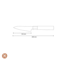 Cuchillos Shinrai - Cuchillo de Oficina Kurayami Damasco 13 cm Cuchillo de Oficina Cuchillos Shinrai