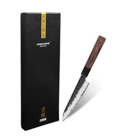 Cuchillos Shinrai - Cuchillo de Oficina Kurayami Damasco 13 cm Cuchillo de Oficina Cuchillos Shinrai