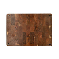 Tabla de cortar de madera de acacia de lujo Shinrai Knives - Veta transversal - 35 × 25 × 2,5 cm