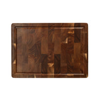 Tabla de cortar de madera de acacia de lujo Shinrai Knives - Veta transversal - 35 × 25 × 2,5 cm