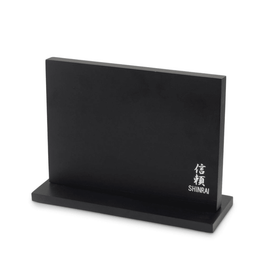 Bloque magnético para cuchillos negro - Doble cara Shinrai Knives - Magnetisch Messenblok Dubbelzijdig - Zwart Magnetisch messenblok Shinrai Knives